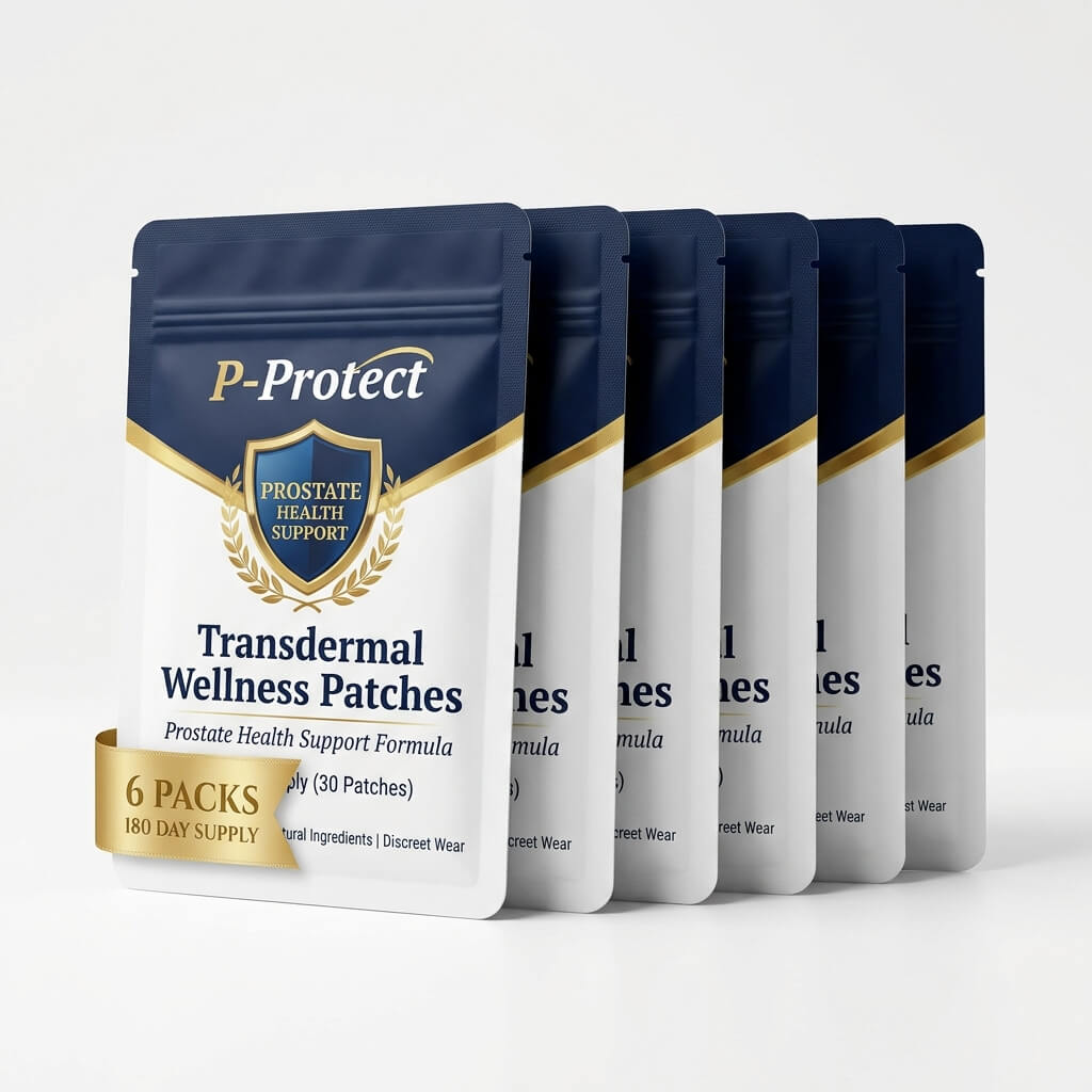 P-Protect Transdermal Prostate Health Support Formula 6-Pack Best Value Box